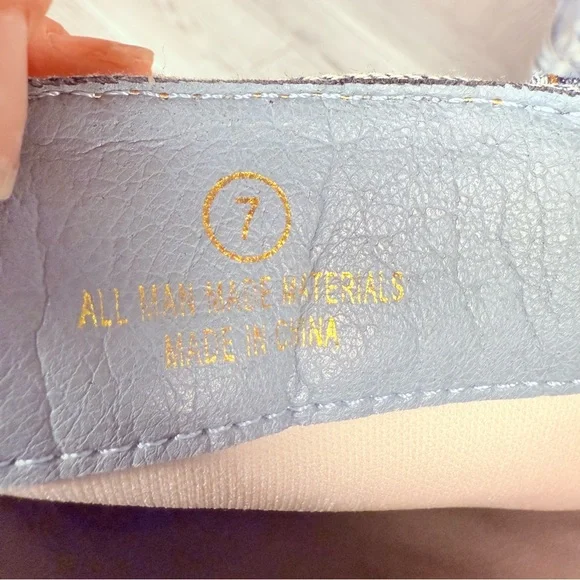 Denim light wash blue jean Raw Edge Pointy Toe Stiletto High Leg Boots 7 pocket - Picture 5 of 7